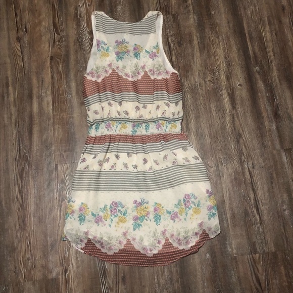 Free People Dress Women's XS Falling For Goregette Boho in Ivory Combo Mini - Picture 5 of 6